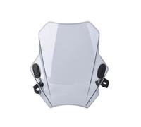 HPZPRPCEW Motorcycle Front Wind Screen Shield Air Deflectors For All 22MM 25MM 28MM Handlebars Universal Windscreen Windshield(Light smoked)