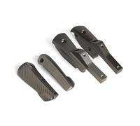 HPZPRPCEW Motorcycle Passenger Rear Footrests Foot Peg Extended Footpegs Accessories For Vespa GT 60 GTS GTV 125 150 200 250 300 300ie(Bronze,SET)