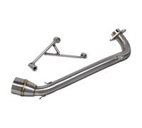 HPZPRPCEW Motorcycle Scooter Exhaust Front Link Pipe 51mm Stainless Header Tube For SYM DRG BT DRG158 Modified Accessories