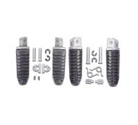 HPZPRPCEW Mototcycle Aluminum Front Rear Footrests Foot Pegs For Suzuki For V-Strom DL 650 1000 GSX 1250 1300 GSR 600 i For B-King 2002-2008(Front and Rear)