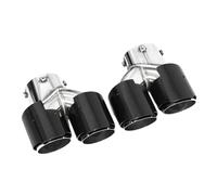 HPZPRPCEW Quad Carbon Fiber Exhaust Tip For G22 G23 M440i 2021 2022 Dual Exhaust Pipe Muffler Tip Exhaust System Nozzle Tailpipe(Carbon Fiber Texture O)
