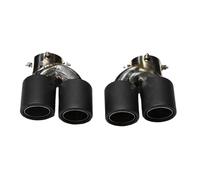 HPZPRPCEW Quad Carbon Fiber Exhaust Tip For G22 G23 M440i 2021 2022 Dual Exhaust Pipe Muffler Tip Exhaust System Nozzle Tailpipe(Carbon Fiber Texture J)