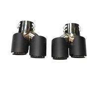 HPZPRPCEW Quad Carbon Fiber Exhaust Tip For G22 G23 M440i 2021 2022 Dual Exhaust Pipe Muffler Tip Exhaust System Nozzle Tailpipe(Carbon Fiber Texture H)