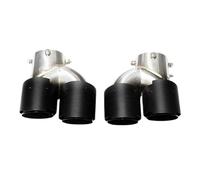 HPZPRPCEW Quad Carbon Fiber Exhaust Tip For G22 G23 M440i 2021 2022 Dual Exhaust Pipe Muffler Tip Exhaust System Nozzle Tailpipe(Carbon Fiber Texture F)