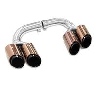 HPZPRPCEW Quad Exhaust Tip For Porsche For Cayenne Hybrid Gasoline Vehicles 2018 2019-2024 Muffler Tip Tailpipe Exhaust System Nozzle Tip(Gasoline models)