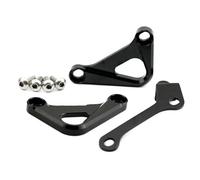 HPZPRPCEW Rear Footrest Blanking For Y&amaha MT-07 MT07 For Y-AMT FZ-07 MT 07 2014-2025 Motorcycle Racing Hook Foot Rest Foot Peg Pedals(BLACK)