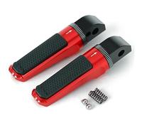 HPZPRPCEW Rear Passenger Foot Pegs Pedals Footrest For Triumph For Daytona 675 2009-2017 675R For Bonneville T100 120 For Scrsmbler 1200XC(RED)