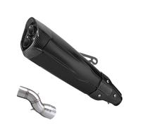 HPZPRPCEW Slip On For B&MW R1200GS R1200 GS For Adventure ADV Motorcycle Exhaust System Modified With Cover Double Hole Muffler Middle Pipe(Style A)