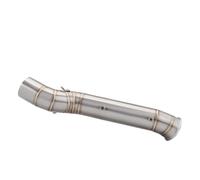 HPZPRPCEW Slip On For CFMOTO 800MT 800 Mt CF800-5A 2021 2022 2023 2024 Motorcycle Exhaust Escape Moto Modify Titanium Alloy Middle Tube Link Pipe(Stainless Steel C)