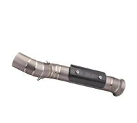 HPZPRPCEW Slip On For CFMOTO 800MT 800 Mt CF800-5A 2021 2022 2023 2024 Motorcycle Exhaust Escape Moto Modify Titanium Alloy Middle Tube Link Pipe(Titanium Alloy B)