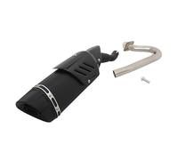 HPZPRPCEW Slip On For Italjet For Dragster 200 125 Motorcycle Exhaust Front Link Pipe Muffler Motocross Espace Modified Accessories(Style D)