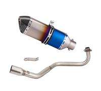 HPZPRPCEW Slip On For MSX125 Msx 125 Motorcycle Full Exhaust System 51MM Escape Moto Muffler With Stainless Front Link Pipe Accessories(Style E)