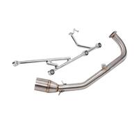 HPZPRPCEW Slip On For Sym GR125 GR150 Motorcycle Exhaust Escape System Front Connection Link Pipe Modified Stainless Steel