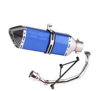 HPZPRPCEW Slip-on For Y&amaha GY6 Motorcycle Exhaust System Muffler Baffle Front Connection Link Pipe Stainless Steel Modified Accessories(Style D)