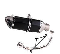 HPZPRPCEW Slip-on For Y&amaha GY6 Motorcycle Exhaust System Muffler Baffle Front Connection Link Pipe Stainless Steel Modified Accessories(Style B)