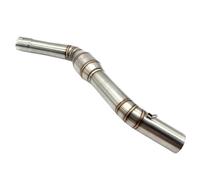 HPZPRPCEW Slip On Motorcycle 51mm Exhaust Escape System Modified Muffler Middle Link Pipe Elbow Fit For CFMOTO NK400 NK650 NK 650 Elbow