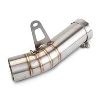 HPZPRPCEW Slip-on Motorcycle Exhaust Muffler Middle Link Pipe Connection Pipe For B&MW S1000RR S1000 RR 2008 2009 2010 2011 2012 2013 2014