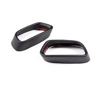 HPZPRPCEW Stainless Steel Car Styling Tail Muffler Exhaust Pipe Output Cover Trim For X5 F15 X6 F16 2014-2018 Exterior Accessories(Matte black M-Sports version)