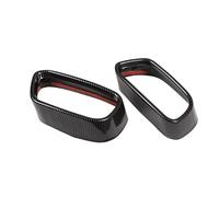 HPZPRPCEW Stainless Steel Car Styling Tail Muffler Exhaust Pipe Output Cover Trim For X5 F15 X6 F16 2014-2018 Exterior Accessories(Carbon Texture M-Sports version)