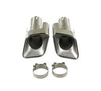 HPZPRPCEW Stainless Steel Car Tail Throat Muffler Exhaust Pipe For Range Rover Sport L320 Autobiography Style 2010 2011 2012 2013(1 pair)