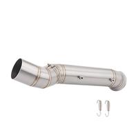 HPZPRPCEW Stainless Steel Motorcycle Mid-section Exhaust Pipe Suitable Slip-On For CFMOTO 800MT 2021 2022 Modification Accessories(Style A)