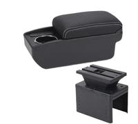 HPZPRPCEW Universal Car Armrest Universal Model Armrest Box Car Accessorie Auto Storage Box Modification Interior Retrofit Parts(B3 Black white 6USB)