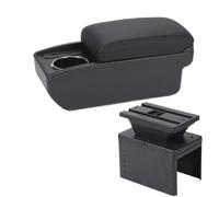 HPZPRPCEW Universal Car Armrest Universal Model Armrest Box Car Accessorie Auto Storage Box Modification Interior Retrofit Parts(B2 Black line 6USB)
