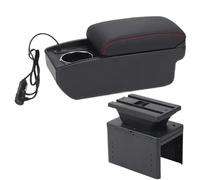 HPZPRPCEW Universal Car Armrest Universal Model Armrest Box Car Accessorie Auto Storage Box Modification Interior Retrofit Parts(A1 Fast charging)