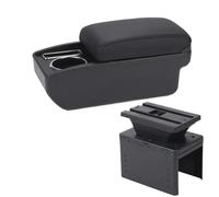 HPZPRPCEW Universal Car Armrest Universal Model Armrest Box Car Accessorie Auto Storage Box Modification Interior Retrofit Parts(C2 Black line NO USB)