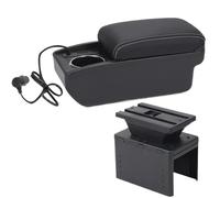 HPZPRPCEW Universal Car Armrest Universal Model Armrest Box Car Accessorie Auto Storage Box Modification Interior Retrofit Parts(A3 Fast charging)