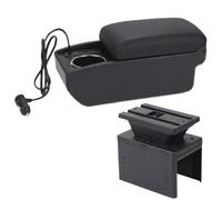 HPZPRPCEW Universal Car Armrest Universal Model Armrest Box Car Accessorie Auto Storage Box Modification Interior Retrofit Parts(A2 Fast charging)