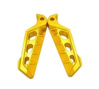 HPZPRPCEW Universal CNC Aluminum Alloy Foot Pedals For Y&amaha For Nmax For Xmax For Tmax R1 R3 MTO3 NVX155 For Aerox Series Scooter Foot Rests(Golden)
