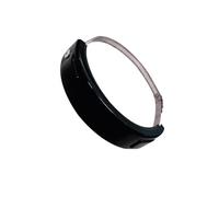HPZPRPCEW Universal General Off-road Motorcycle Exhaust Anti-drop Ring Exhaust Protection Ring Off-road Exhaust Anti-wear Can Cover(BLACK)