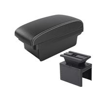 HPZPRPCEW Universal Model Armrest Box Storage Box Support Arm Interior Retrofit Parts Universal Car Armrest Box Central(A2 Black white NO USB)