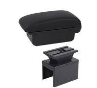 HPZPRPCEW Universal Model Armrest Universal Car Armrest Box Car Accessories Storage Box Retrofit Parts Increase Relieve Fatigue(B2 black line 3USB)