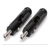 HPZPRPCEW Universal Motorcycle Footpegs CNC Aluminum Motor Bike Folding Footrests Foot Pegs Rear Foot Pedal