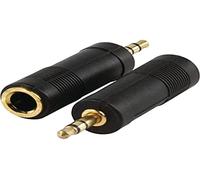 HQ 6.35mm stereo plug to 3.5mm stereo socket