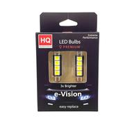 HQ Automotive e-Vision LED Light Bulbs C10W 4xSMD 5050 CanBus White LED Light 6000K 12V - 2 Bright LED Car Light Bulbs, CanBus Compatible LED Bulb, Easy Replace Car Accessories