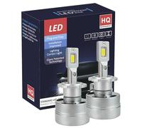 HQ Automotive LED Headlight Bulb for Cars - D2S/D2R, 12000Lm 6000K 85V 70W/Set High Low Beam, Xenon HID Replacement Lights - Fits 66240 85122UB 66040 66240XNL, Car Accessories