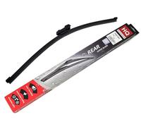 HQ AUTOMOTIVE Rear Blade Windscreen Wiper Blades fits VW Caddy 1pc Replacement Blades SA 2015-2017 Graphite-Coated Natural Rubber No Smear Judder-Free Model HQ16H-V4
