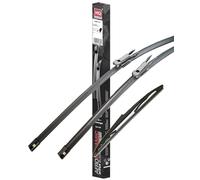 HQ Automotive Wiper Blades for Ford Galaxy, S-Max (2015-2018) Front Rear Kit, Adr03-033|Hqa13, Black