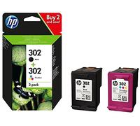 HQ Bargain INK CART, HP302 COMBO, BLACK/COLOUR; Cartridge Original Type Number:X4D37AE; Ink Colour:Black, Cyan, Magenta, Yellow; Product Range:-; SVHC:No SVHC (2 (pack of 1) X4D37AE