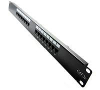 HQ Cat5E Cat 5E RJ45 Patch Panel Rack Mountable 16 port [UL]