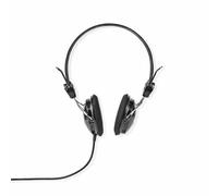 HQ Headphones Earphones On-Ear 3.5mm Wired Black Hifi TV Mobile MP3