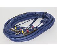 HQ INSTRUMENTCABLE 8 MONO JACK > 8 STEREO JACK 6.00 m