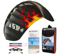 HQ Power Kite Symphony Beach III 1.3M Flame Ready to Fly Outdoor Package - NEW