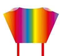 HQ Sleddy Rainbow 100081 Single Line Children's Kite for Ages 5 Years and Above 76 x 50 cm (+190 cm Dragon Shank)