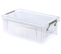 HQ TEC 10L ALLSTORE A4 Transparent Polypropylene General Purpose Storage Box, 15.74" x 10.23" x 5.90"