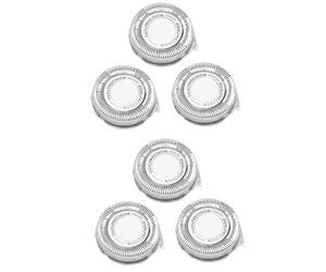 HQ8,Compatible For Philips，HQ7 AT8 PT7 PT8 Series ，Replace Shaver Head Accessories Shaver Parts(6pcs)
