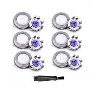 HQ8 Replacement Heads Compatible with Philips Norelco Aquatec Shavers Razor，Compatible with Philips Aquatec PT720 PT730 AT880 At830 AT810 AT815, Upgraded HQ8 Blades,6Pack